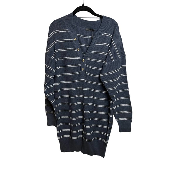 prAna Milani Henley Dress in Nautical Stripe Size XS NWT - Picture 4 of 9